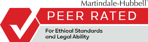 Peer Rated for Ethical Standards and Legal Ability